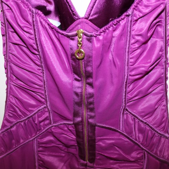 BEBE Purple Bodycon Fancy Dress - Picture 6 of 7